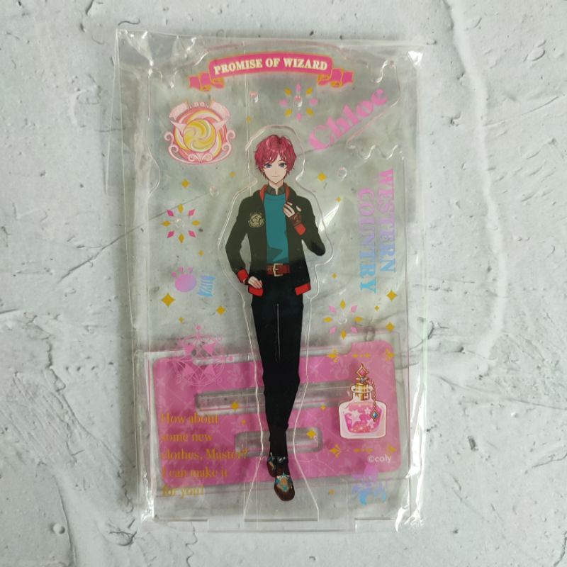 official merch acrylic stand promise of wizard chloe