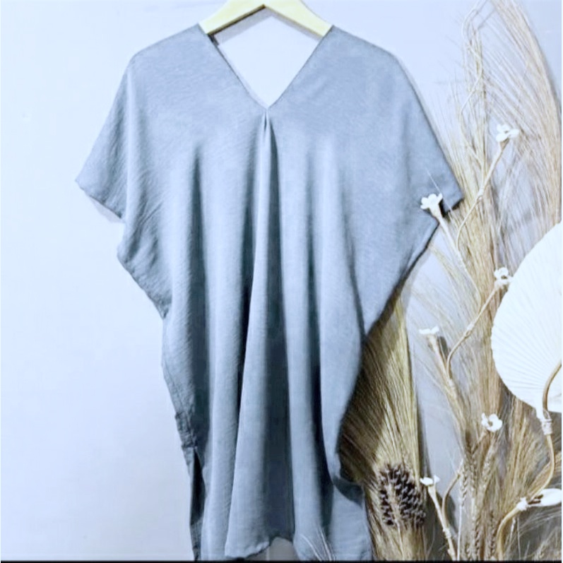 1 KG Muat 3 PCS / COMBO HEMAT  Nagita Long Square CRINKLE + Legging SPANDEX PREMIUM-SILVER + LEGGING