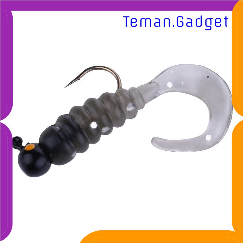 TG - PCN Hengjia Umpan Pancing Sea Bass Soft Bait Head Twirl Worm 1.75G 7PCS