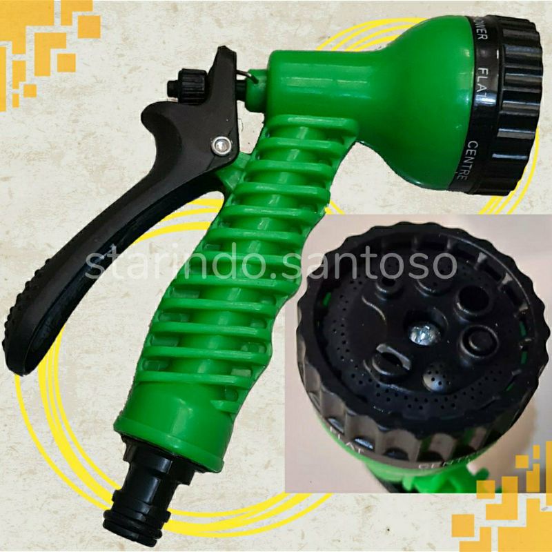 SEMPROTAN AIR tembak jet hose nozzle kuningan spray taman kebun mobil motor bengkel