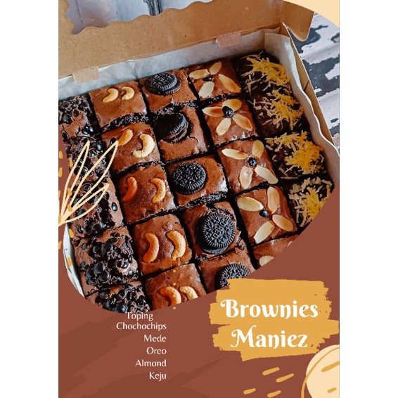

DEB Brownies Panggang Chewy Fudgy 20x20