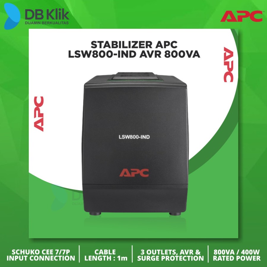 Stabilizer APC LSW800-IND AVR 800VA - APC Line-R LSW800-IND