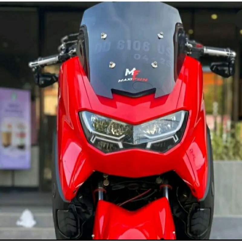 WINDSHIELD visor NMAX NEW modeL X1 STREET, (jaminan presisi).