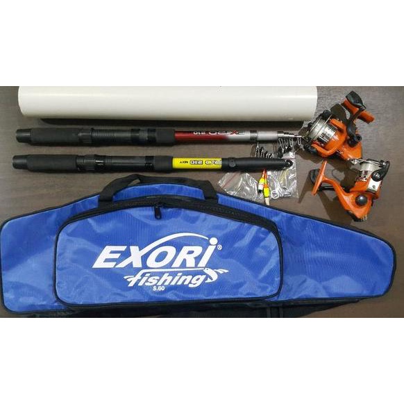 Set 2 Alat Pancing 210 Full set Joran Harga Promo