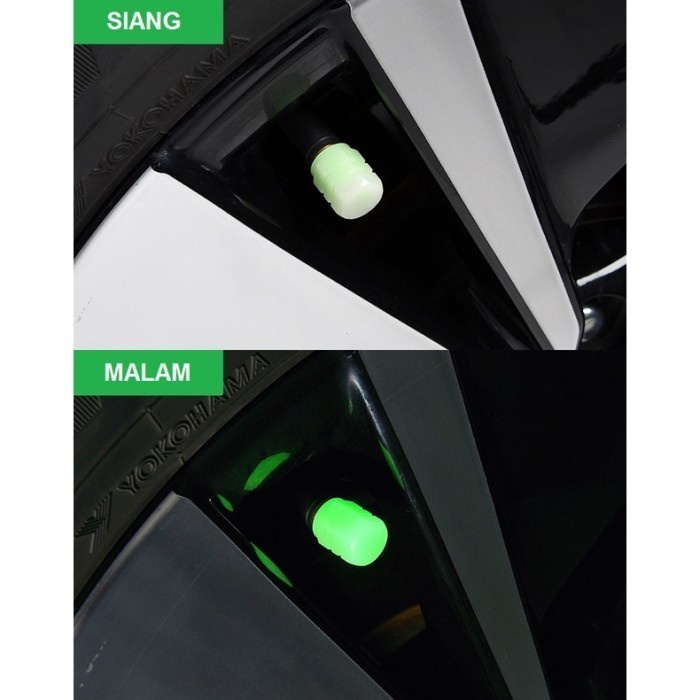 barokahgamis Glow In The Dark - 10 PCS Tutup Pentil Ban Mobil