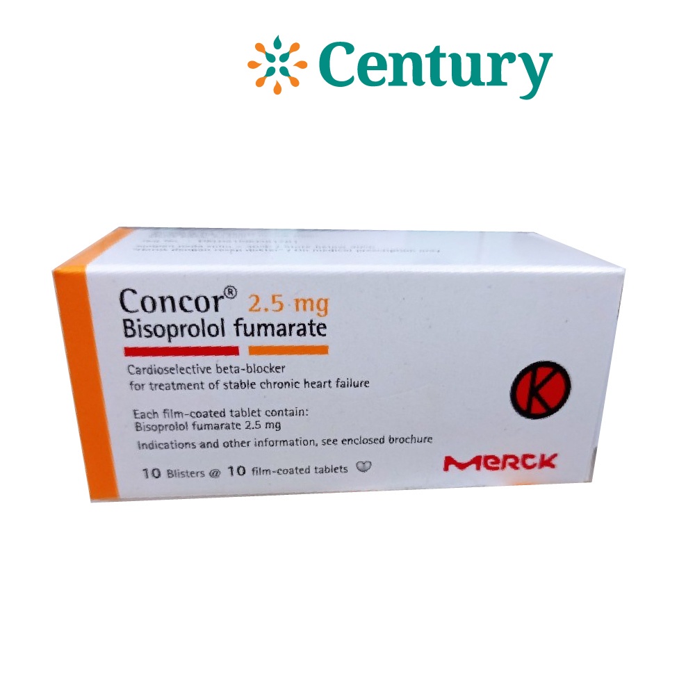 CONCOR 2.5 MG 1 BLISTER @ 10 TABLET SALUT SELAPUT