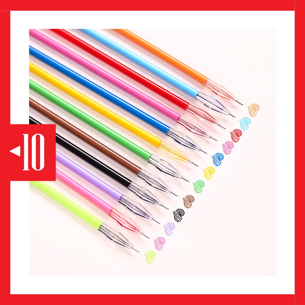 

PP23 pulpen gel 0.35 mm pen warna warni colorfull 12 colors alat tulis sekolah