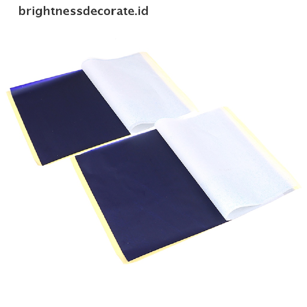 [Birth] 2pcs/set Kertas Transfer Tato A4 Stensil Karbon Thermal Tracing Hectograph [ID]