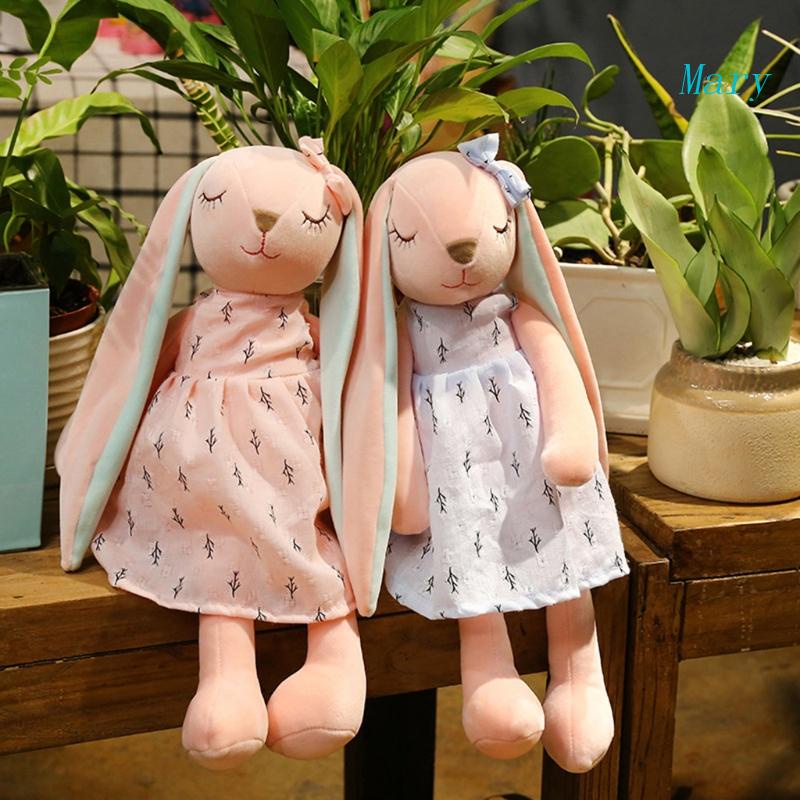 Mary 35cm/14in Plush Untuk Boneka Stuffed Animal Bunny Mainan Lembut Nyaman Kelinci Untuk Boneka Edukasi Dini Mainan Home Decorat