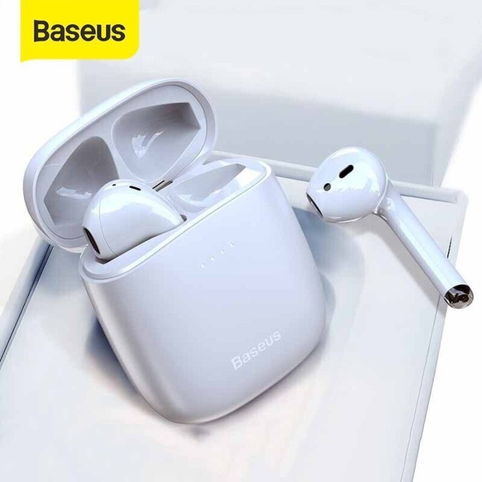 Baseus Encok W04 True Wireless Earphone TWS Bluetooth 5.0 Earbuds Headset Airbuds Android Iphone