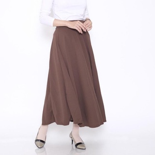 Rok A-Line Bawahan Scuba JUMBO XXL / Rok Scuba Premium Flare Skirt