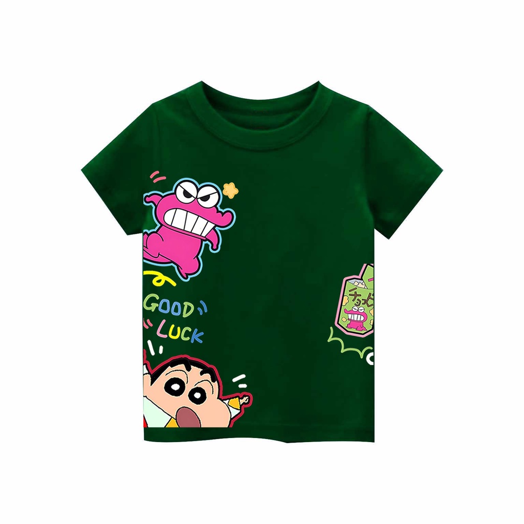 Kaos Anak laki-laki &amp; perempuan motif shinchan | kaos cotton combed 30s printing | Kaos Distro anak