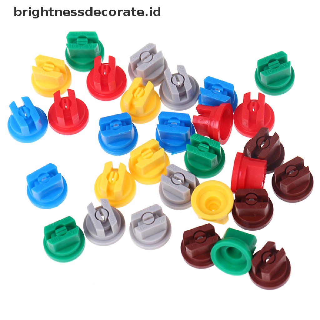 [Birth] 5pcs Nozzle Berbentuk Kipas Atomisasi Tekanan Tinggi Irigasi er Kepala Tanaman [ID]