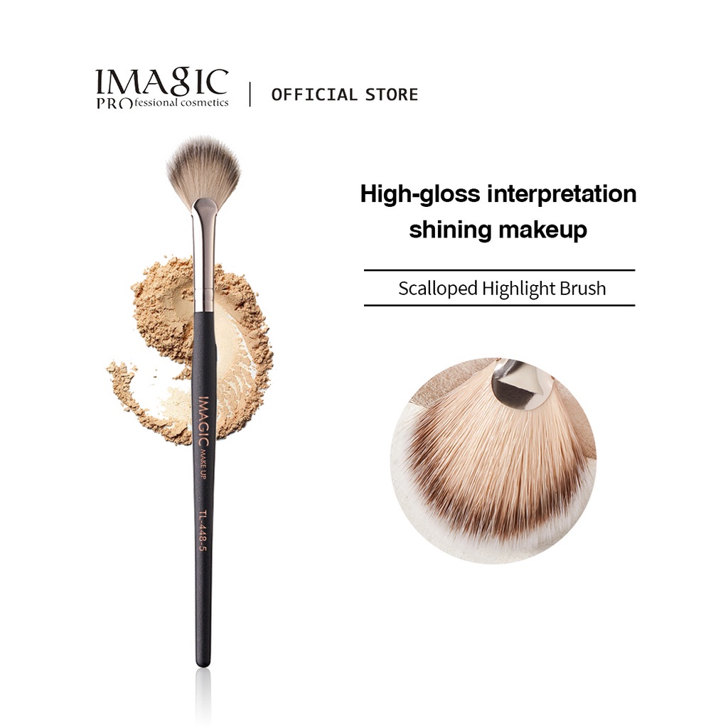 [100%ORIGINAL] Imagic Brush Makeup Highlighter Bulu Lembut Tiga Dimensi