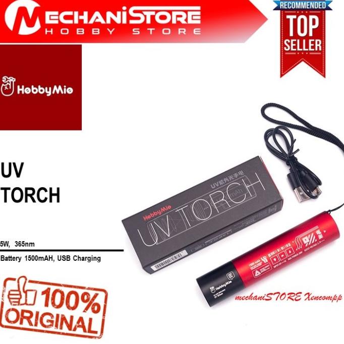 Hobby Mio Uv Torch Lampu Ultraviolet Curing Putty Gundam