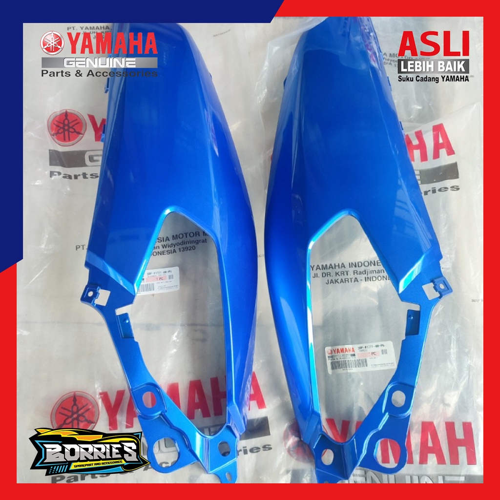 cover body tedeng samping set kiri kanan Nmax biru 2DP-F1711-00-P6