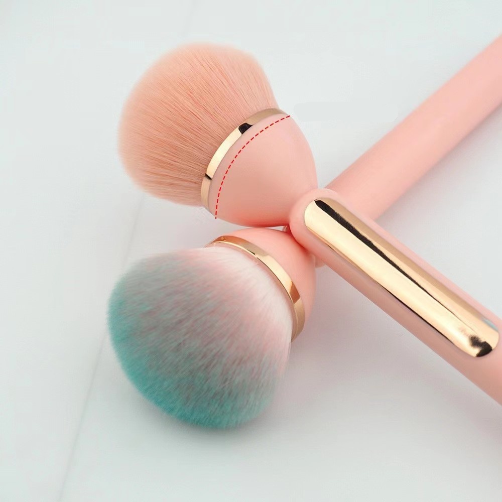 4warna Besar Blush Profesional Brush Makeup Fluffy Makeup Brush Contour Brush Alat Makeup Wanita