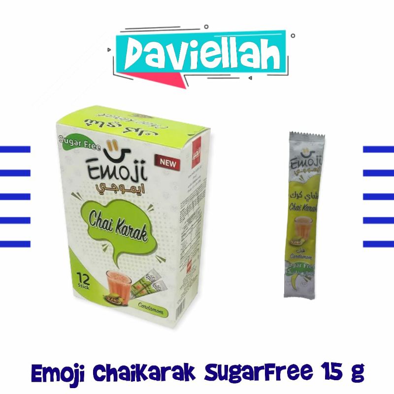 Jual Al Khair Emoji Chai Karak with Cardamom Sugar Free Shopee Indonesia
