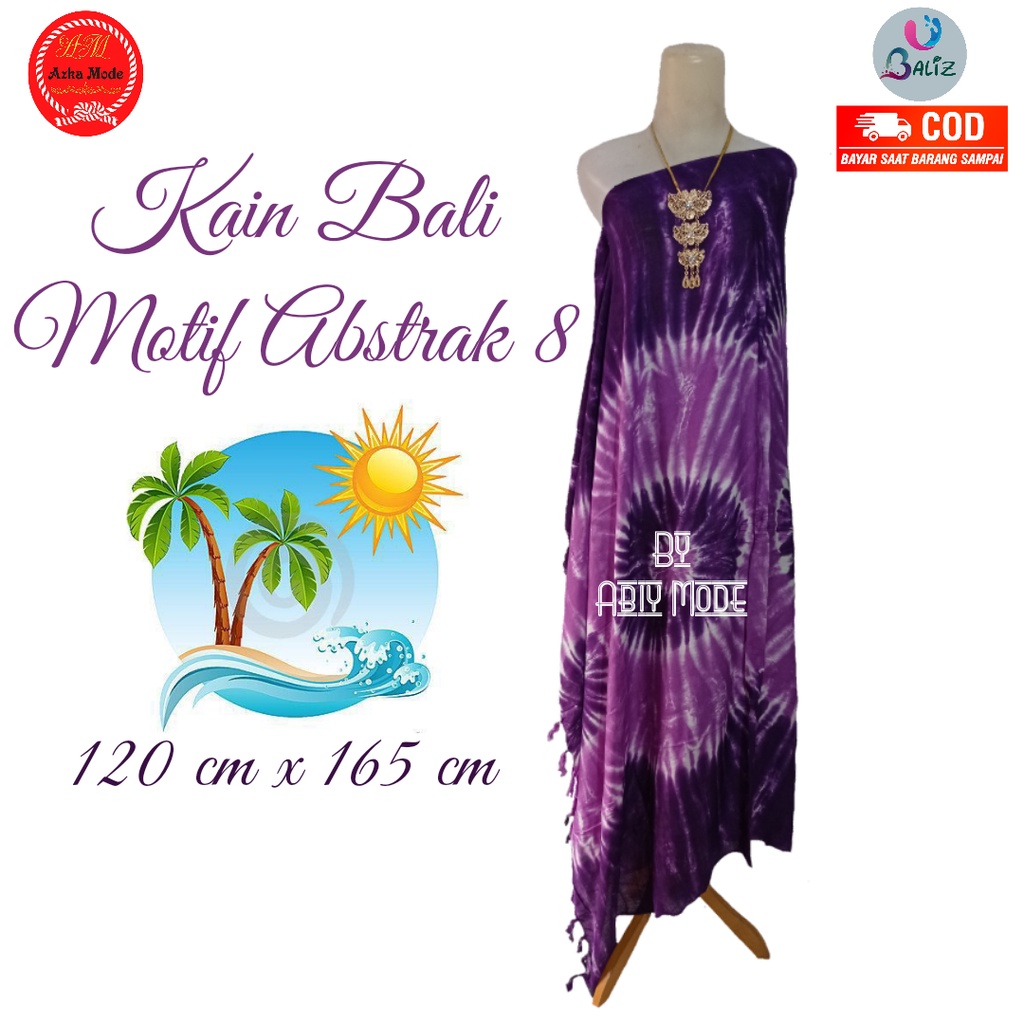 Kain Pantai Kain Bali Pantai - Kain Bali Motif New Abstrak 8 Standar - Sarung Pantai SEMBILAN MODE - Sarung Bali - Kain Pantai - Kain Katun Jepang - Kain Untuk Hiasan Dinding - Kain Untuk Plafon Mobil Truk Dan Mobil 3/4 Lainnya