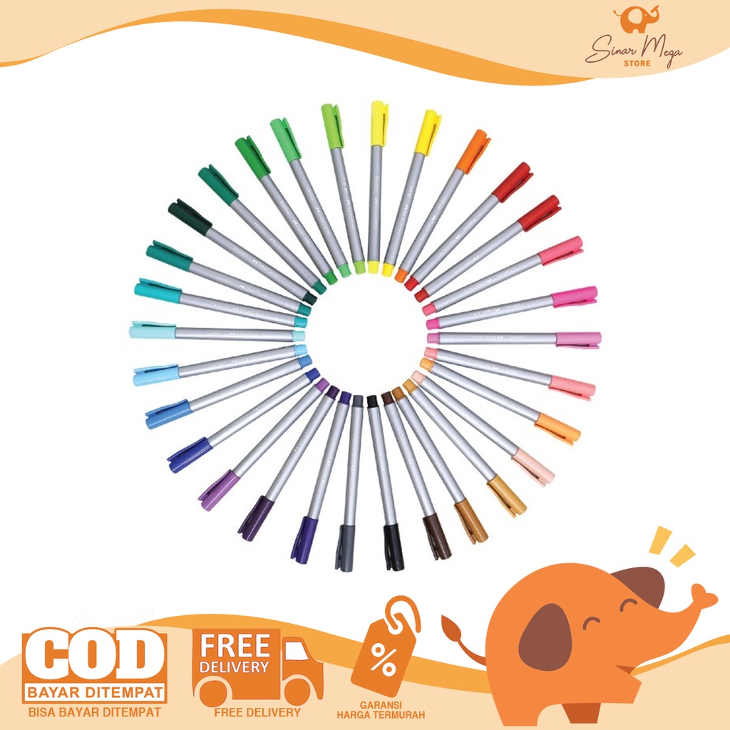 

Faber Castell Fineliner Spidol Marker Color Warna