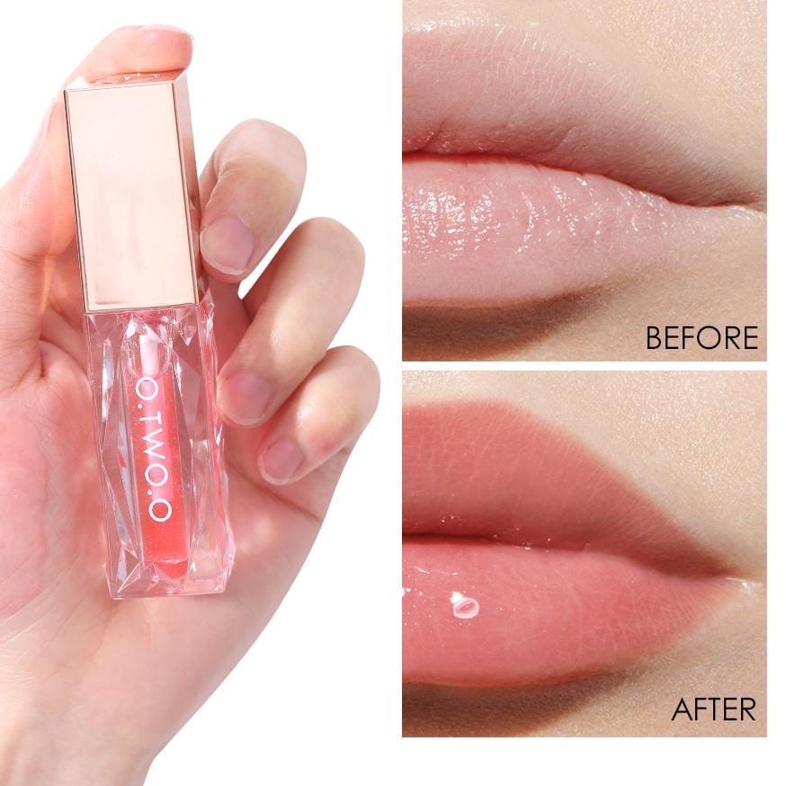 O.TWO.O clear crystal berry lip gloss