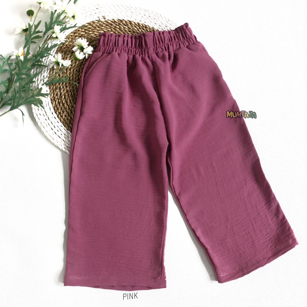Kulot Anak Cringkel PART 2 Size SML XL 2XL 3Xl 4XL 5XL 6XL - Kulot anak Cringkle - Kulot anti kusut