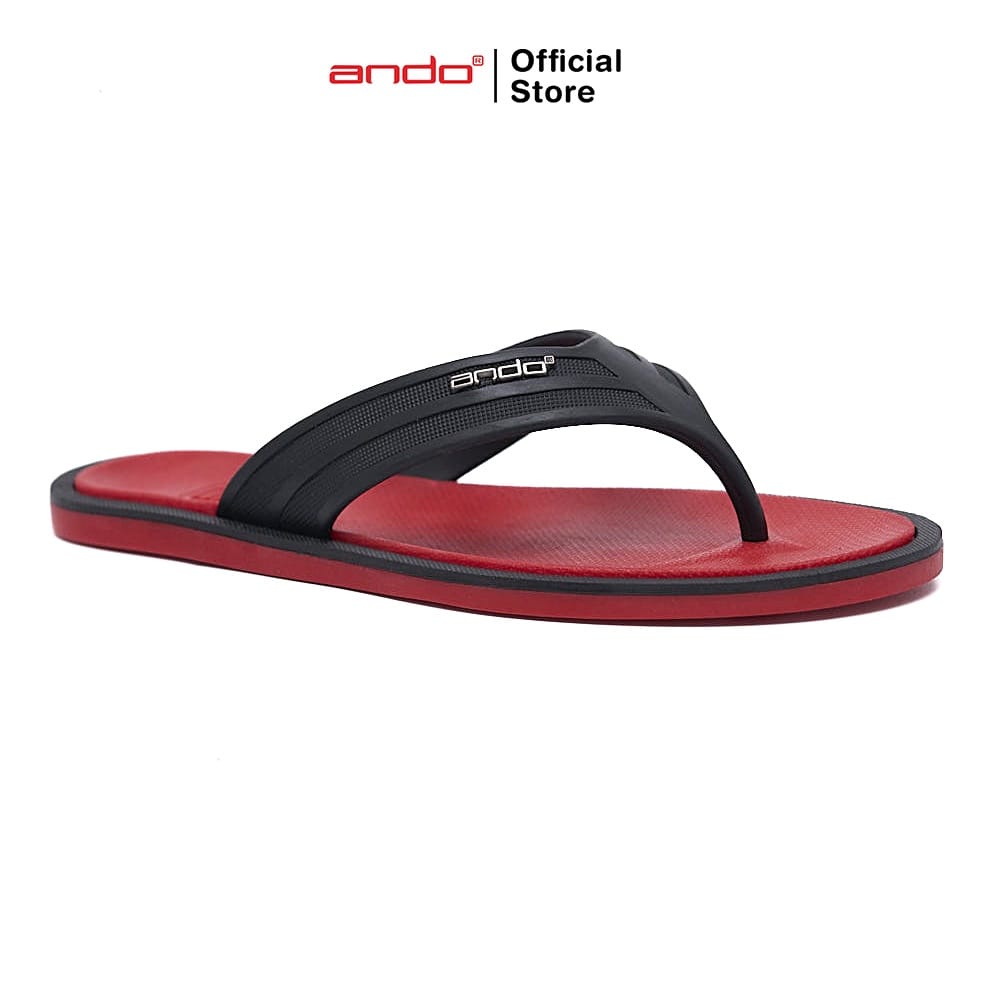 Ando Booster Sandal Jepit Pria Terbaru Distro Premium Nonslip Sendal Cowok Laki Ando Original