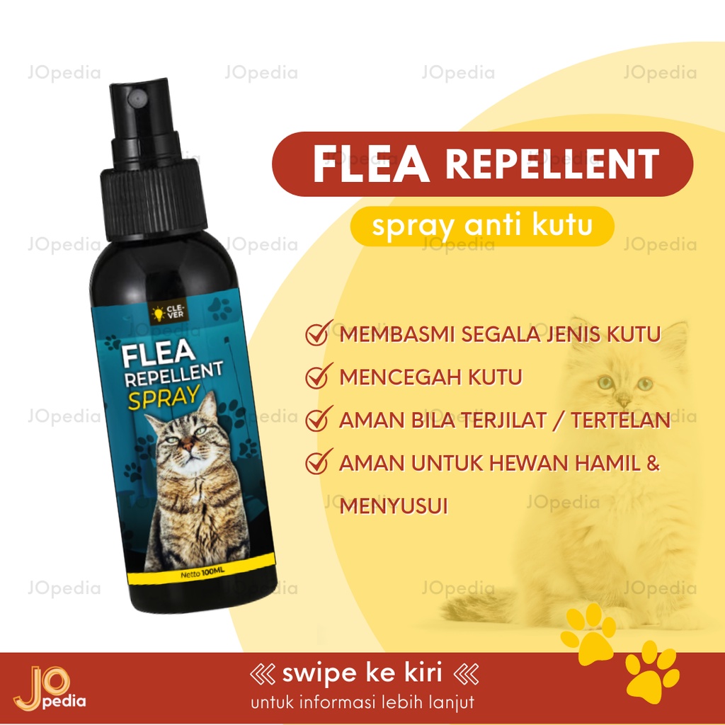 FLEA REPELLENT SPRAY Anti Kutu Obat Kucing Anjing Flea Tick Remover