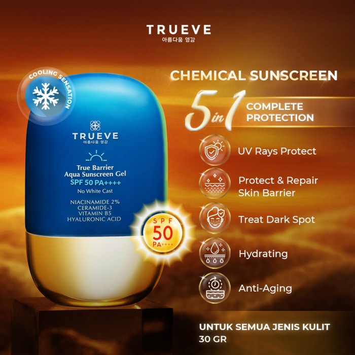 TRUEVE Barrier Aqua Sunscreen Gel 30 G