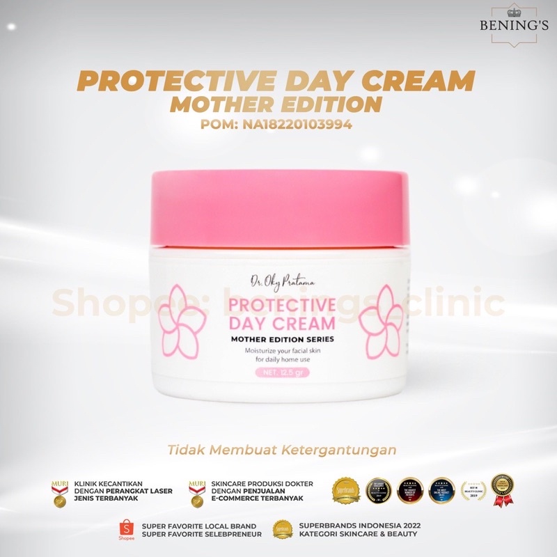 Bening's Protective Day Cream Mother Edition I Cream Siang Untuk Ibu Hamil dan Menyusui By DR oky