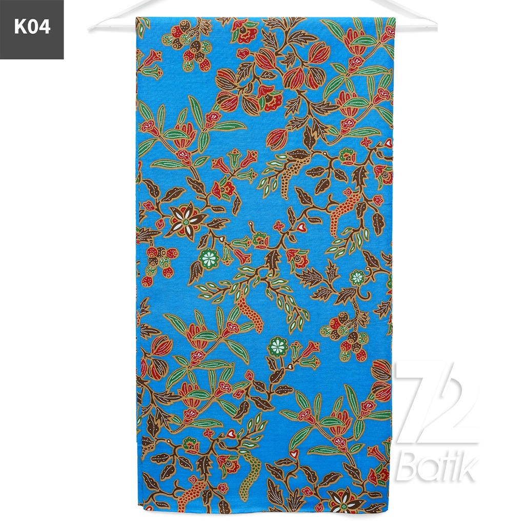 KAIN BATIK PREMIUM Bahan Katun Motif Kembang Tulip Hijau 723138 Cap 72 Jarik Jarit Samping Kebat Panjang Batik Katun Modern Premium Bahan Seragam Batik Pernikahan Kantor Keluarga Murah Kamen Jadi Batik Bali Lembaran