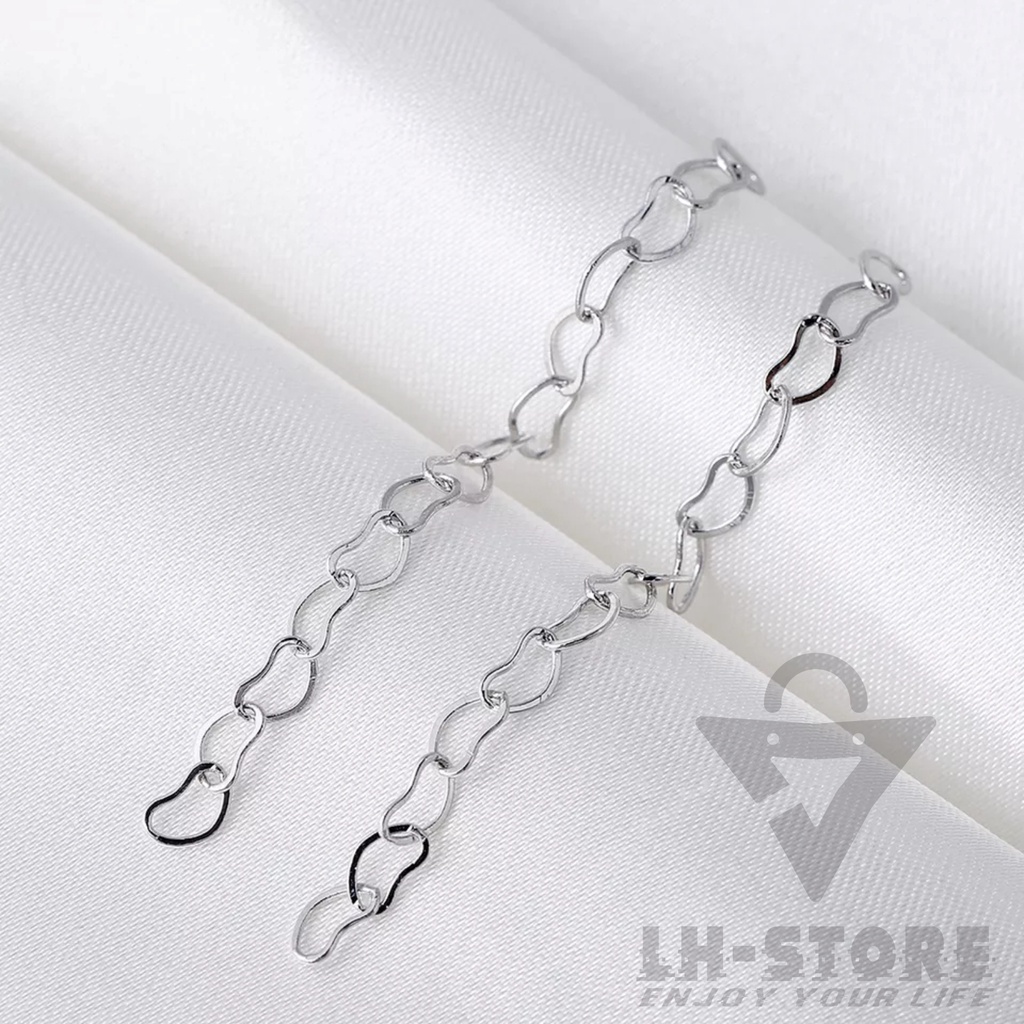 Kalung Wanita Rantai Love Anti Karat Anti Luntur Lerbaru