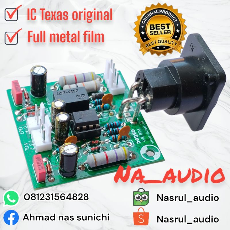 Kit input Balance Balap dengan Limiter audio High qwality