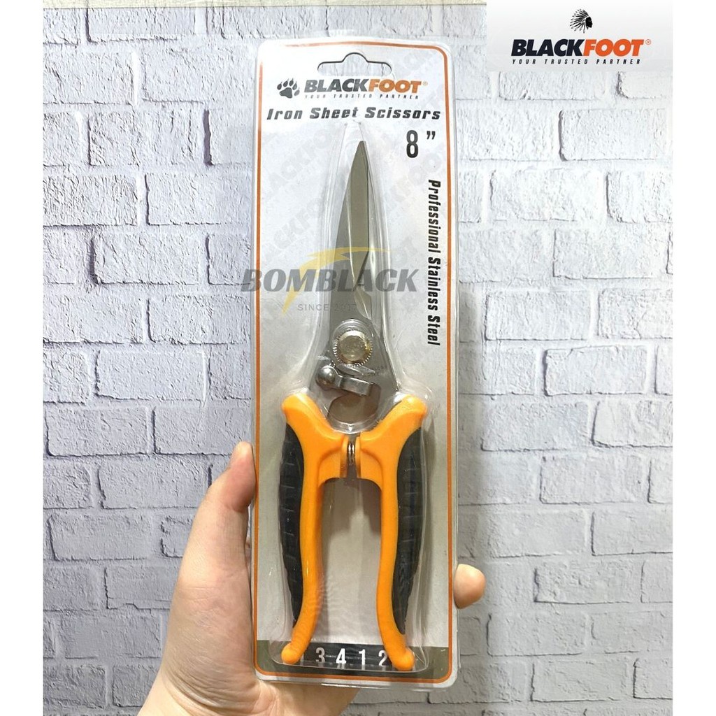 BLACKFOOT Gunting Multifungsi 8 inch Seng Dahan Kain Kertas Serbaguna