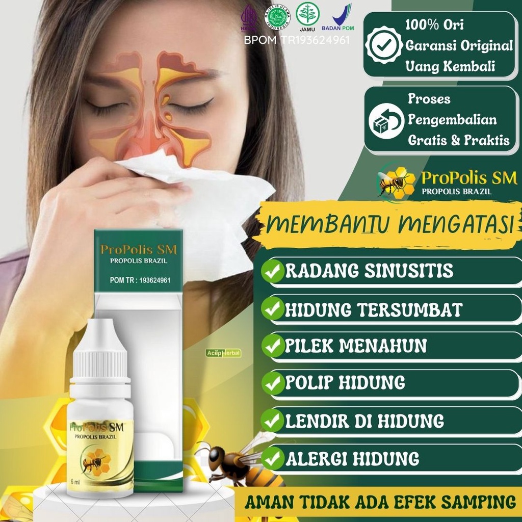 Jual Obat Radang Sinusitis Alami Sinusitis Hidung Tersumbat Polip ...