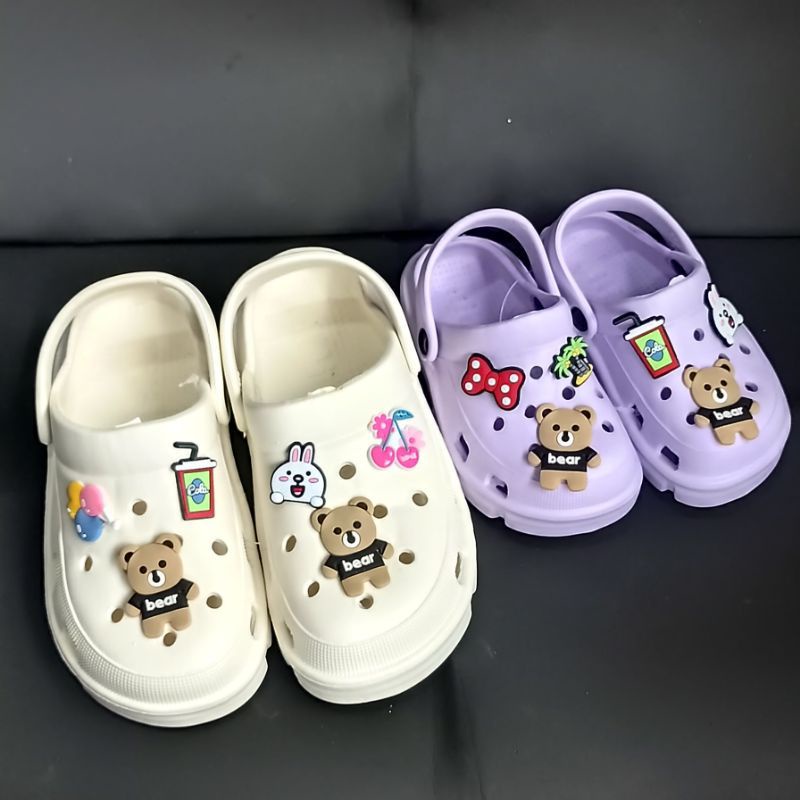 Sandal Anak Perempuan Sandal Selop Anak Tali Belakang Sepatu Sandal Baim Fuji Anak Perempuan Sendal Anak