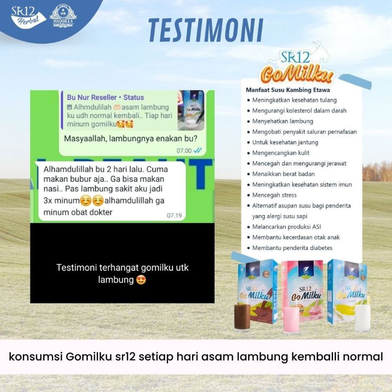 

Susu GoMilku SR12 susu Kambing Etawa
