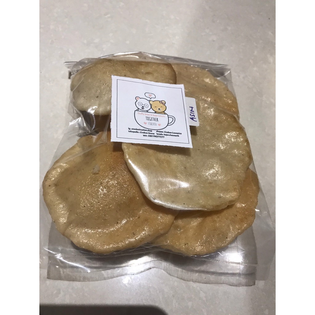 

Oleh Oleh Opak Lebar Asin Dan Gurih 30gr