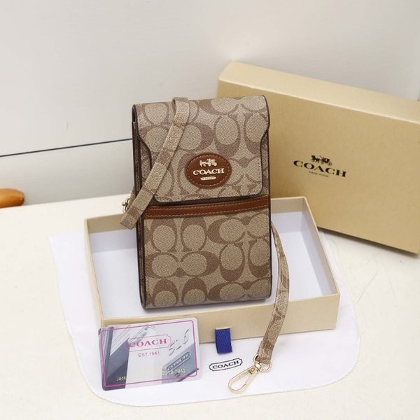 TAS WANITA 84281 TAS WANITA DOMPET HP COACH SLINGBAG PHONE SELEMPANG