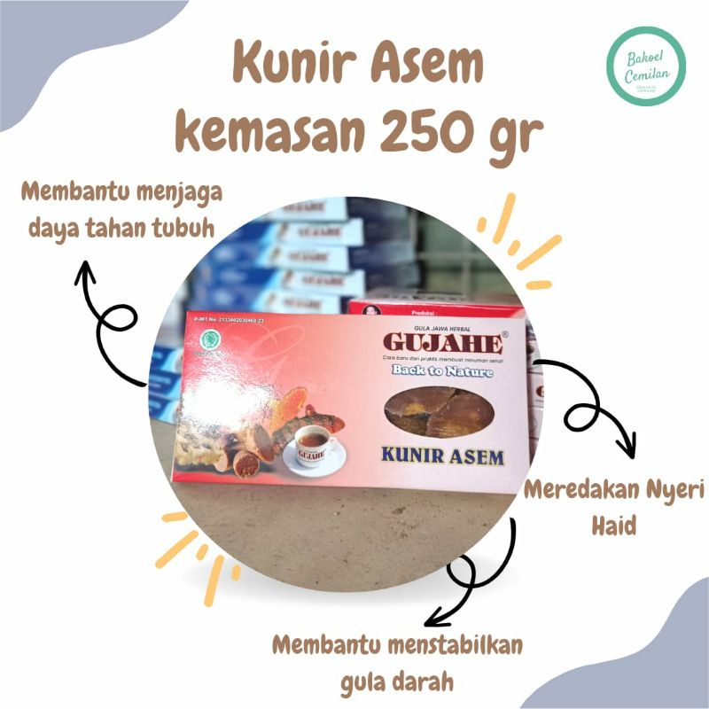 

GUJAHE | Gula Jawa Rasa Kunir Asem Minuman Herbal Instant Kemasan 250 gr