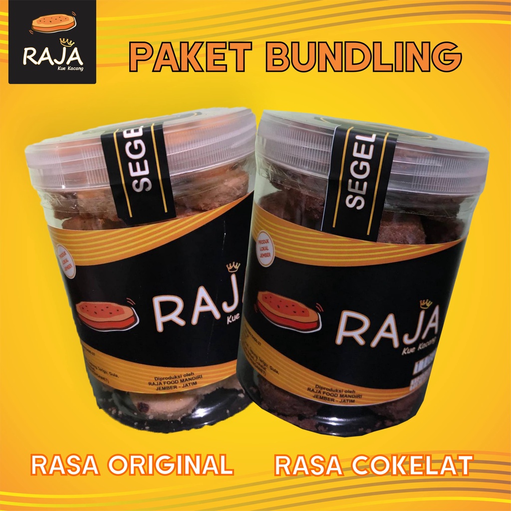 

Raja Kue Kacang Premium Paket Bundling Rasa Original + Cokelat