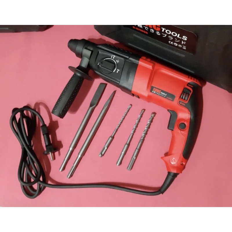 Hammer drill 3 fungsi Mesin bor rotary hammer SUNC S-EH005 bor bobok hammer