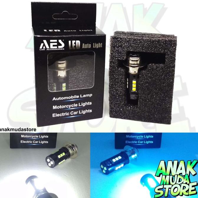 Lampu LED Headlamp Depan Sorot Motor H6 variasi Motor Mio Beat Vario