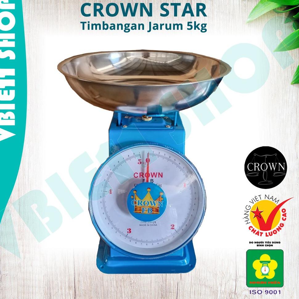 Jual Timbangan Crown 20kg Besi Stainless Jarum Analog Manual Duduk