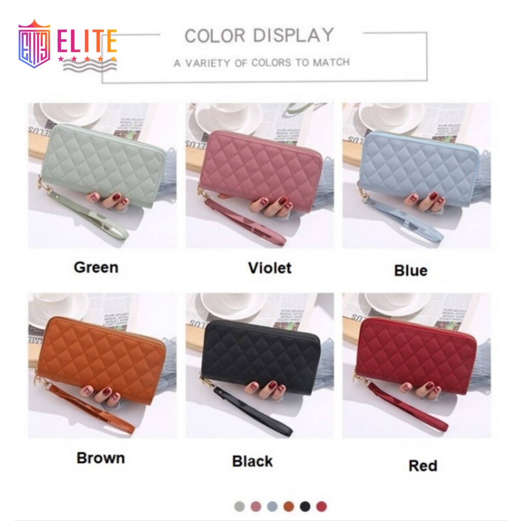 FREE Dompet Wanita Import Model Panjang / Dompet GC Branded Premium Kulit Asli Bahan Halus