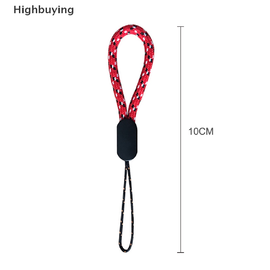 Hbid 5Pcs Tali Lanyard Tangan Pergelangan Tangan Pendek Grip Lanyard Tali Ponsel Untuk USB Flash Drive Keychain Glory