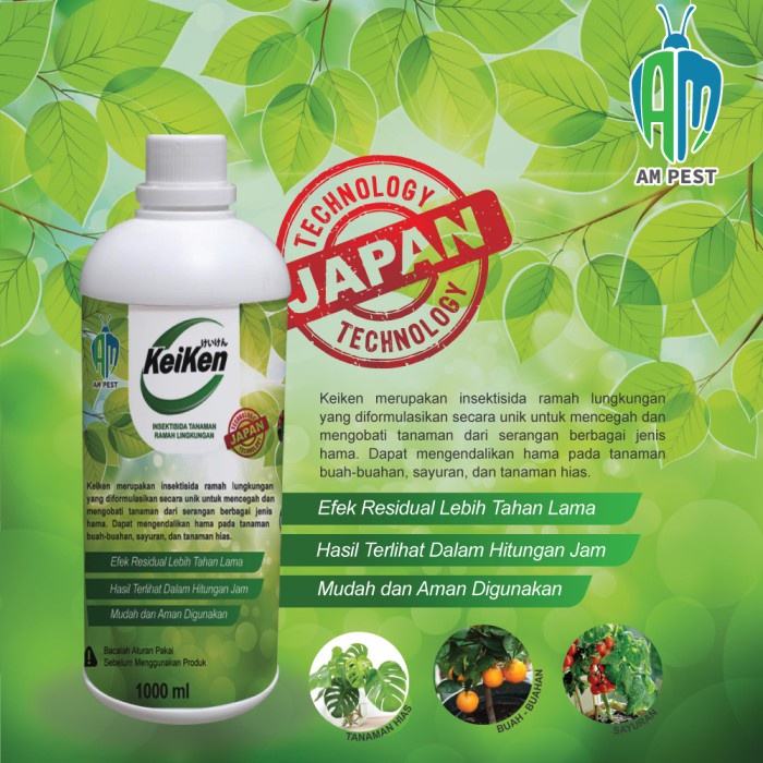 {{{{}}] Keiken - Pupuk Hama Tanaman - Kutu Putih Kutu Daun Hama Pengerek Daun