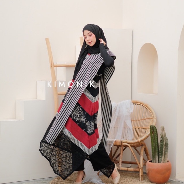 KIMONIK LARAS DRESS RED