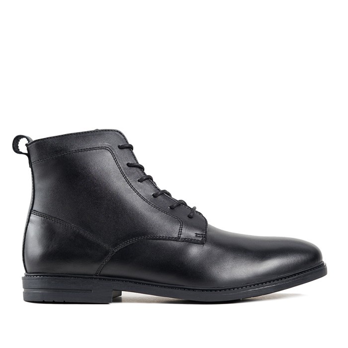 PRABU - GAYUH BLACK CHELSEA BOOTS KULIT PRIA