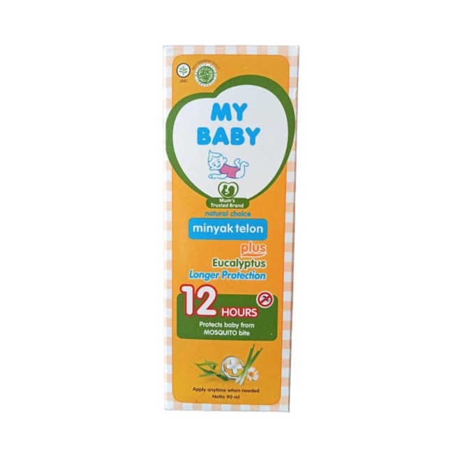 MY BABY minyak Telon 60ml, 90ml, 150ml 8jam dan 12 jam anti nyamuk